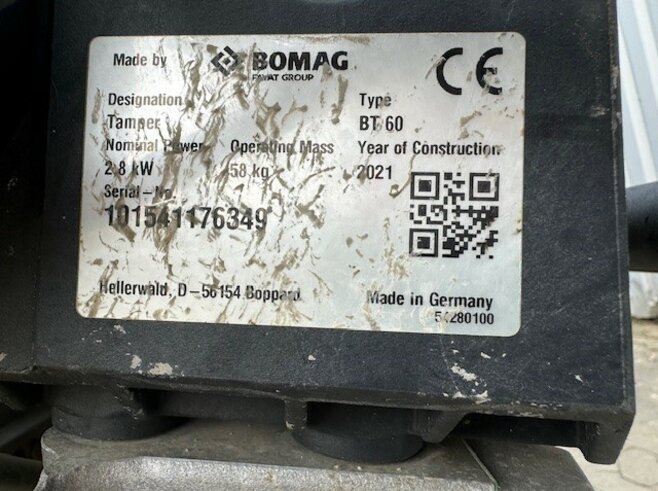 Bomag Stampfer BT60-4