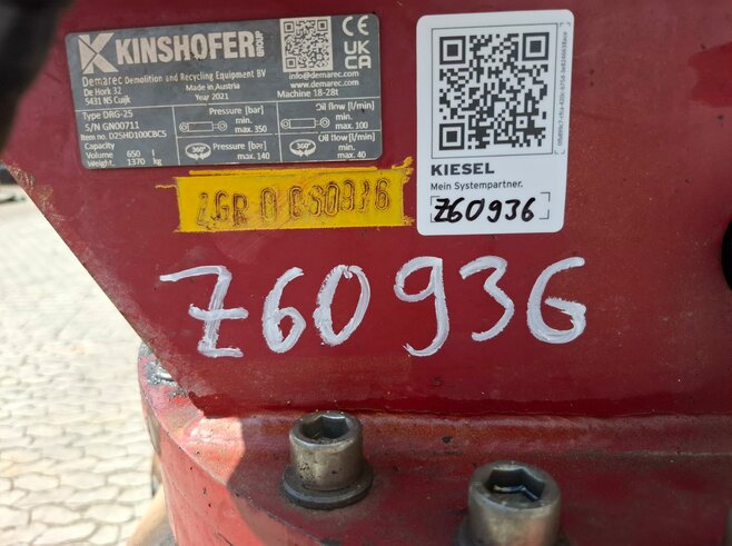 Demarec Abbruch & Sortiergreifer DRG25
