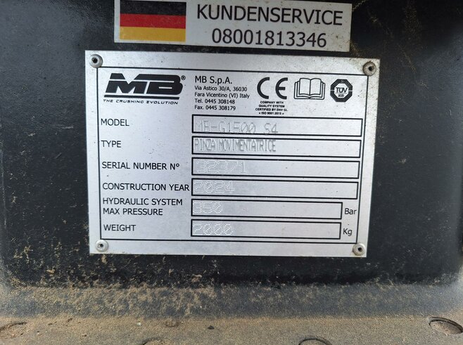 MB Crusher Abbruch- und Sortiergreifer MB-G1500 S4