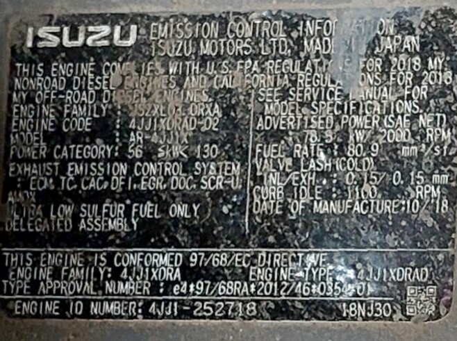 Hitachi ZX135US-6