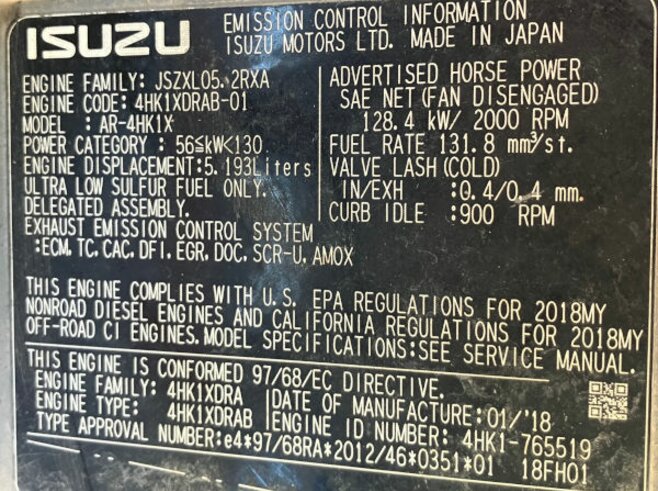 Hitachi ZX225USLC-6
