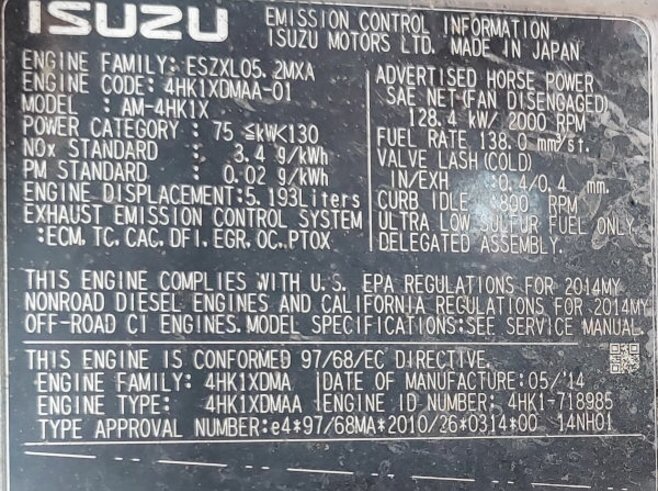Hitachi ZX225USLC-5