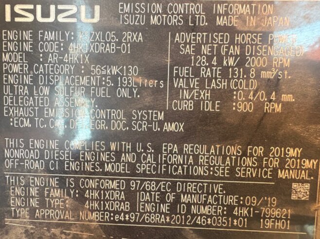 Hitachi ZX225USLC-6 Movax MSC Pro+