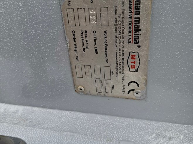 Inan Makina Hydraulikhammer MTB135DHX