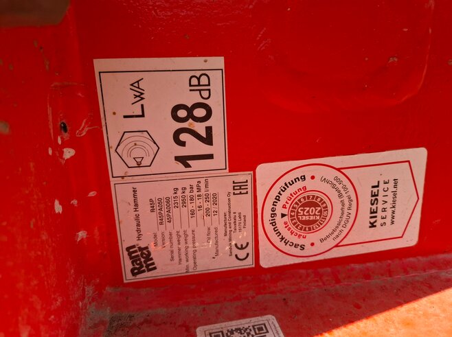 Rammer Hydraulikhammer R45P
