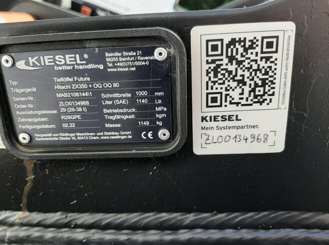 Rädlinger Tieflöffel KTL35-1000