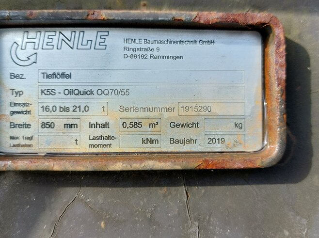 Henle Tieflöffel 850mm