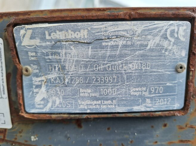 Lehnhoff Tieflöffel 1000mm