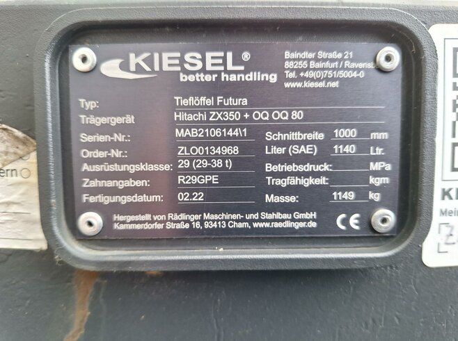 Rädlinger Tieflöffel KTL35-1000