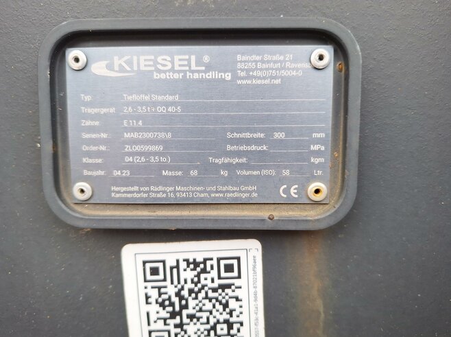 Rädlinger Tieflöffel 300mm KTL04-300