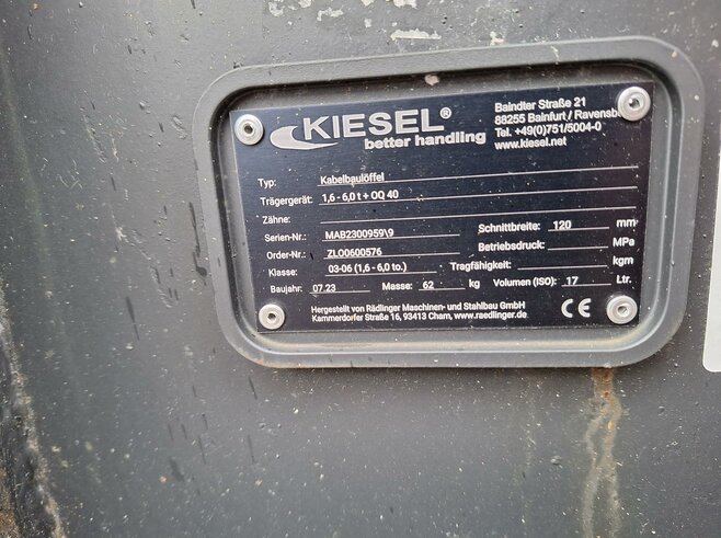 Rädlinger Kabellöffel 120mm KKL06-120