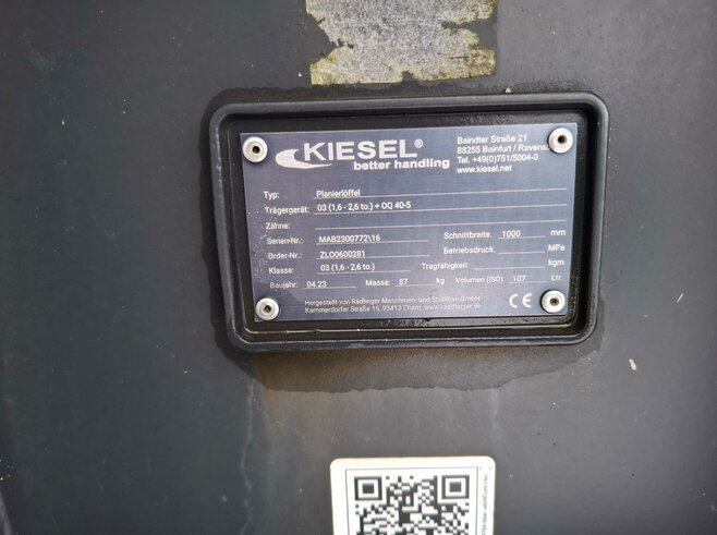 Rädlinger Planierlöffel 1000mm