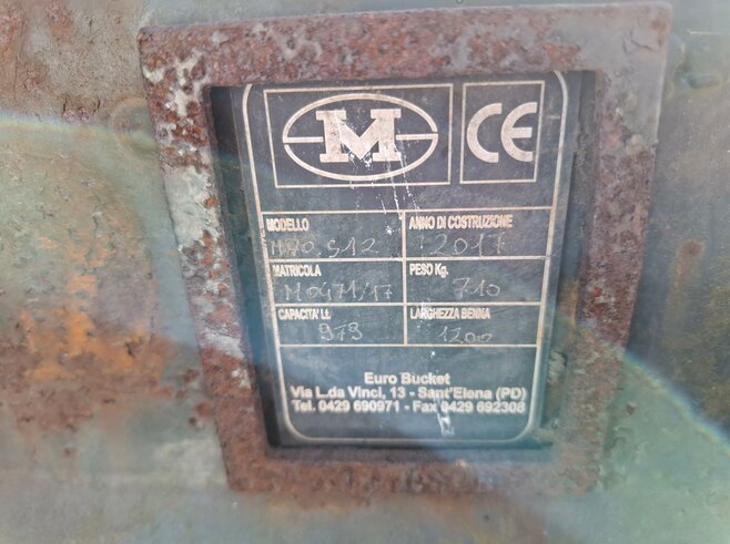 Euro Buckets Tieflöffel 1200 mm