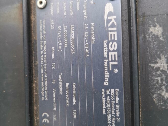 Rädlinger Planierlöffel 1000mm