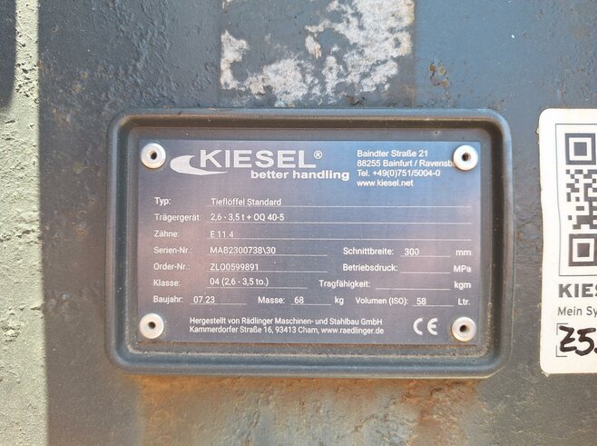 Rädlinger Tieflöffel KTL04-300mm