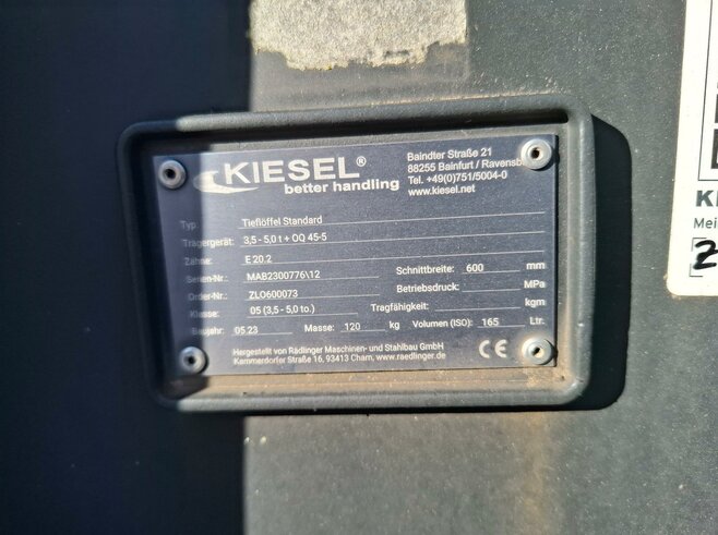 Rädlinger Tieflöffel 600 mm KTL05-600