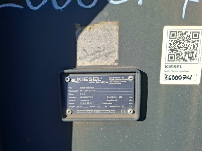 Rädlinger Tieflöffel 600 mm KTL05-600