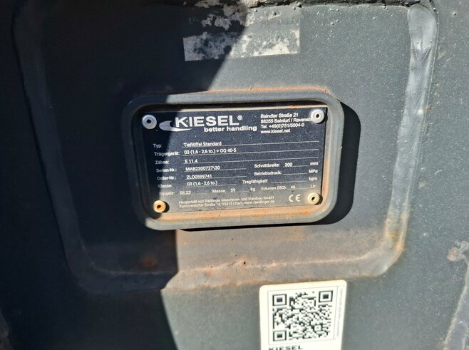 Rädlinger Tieflöffel 300mm KTL03-300