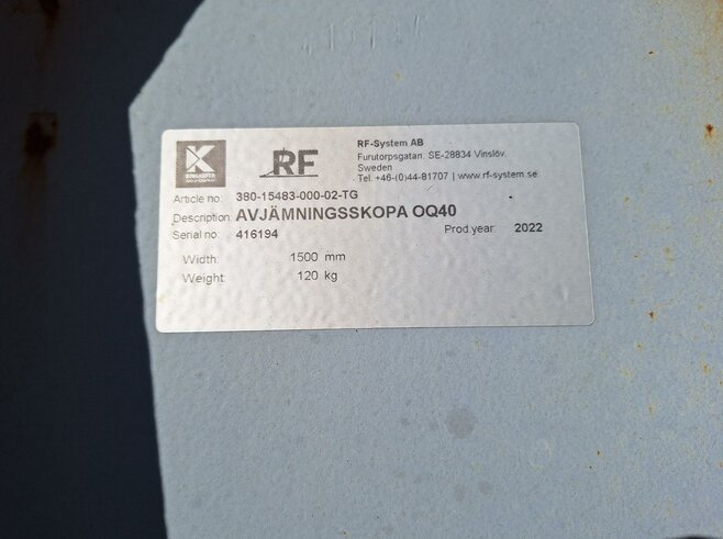 KTEG Planierlöffel SKJ02KPL-1500