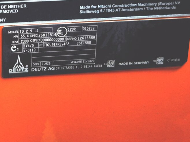 Hitachi ZW95-6 High Lift