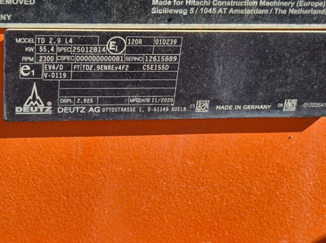 Hitachi ZW95-6 High Lift