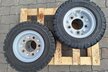 Giant Radlader Komplettradsatz, Vollgummi 4.00-8