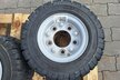 Giant Radlader Komplettradsatz, Vollgummi 4.00-8