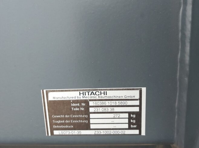 Hitachi Erdbauschaufel 1600mm-700L-Z