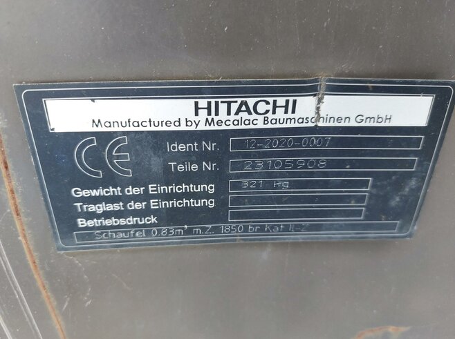 Hitachi Erdbauschaufel 1850mm