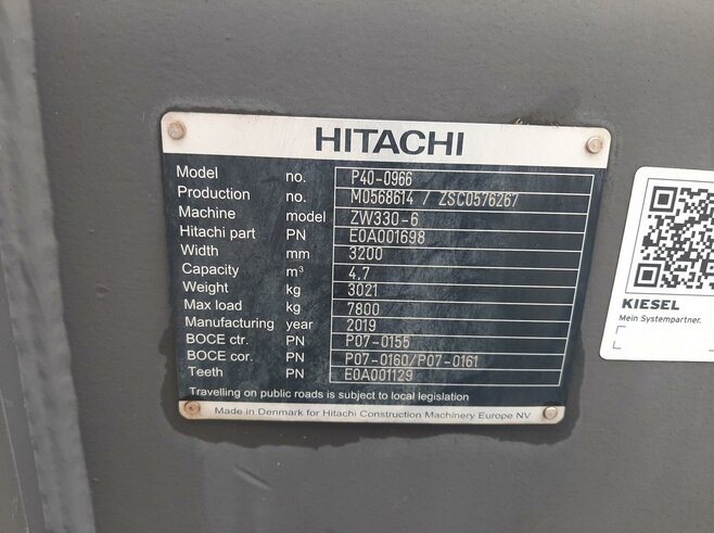 Hitachi Universalschaufel HD 3200mm