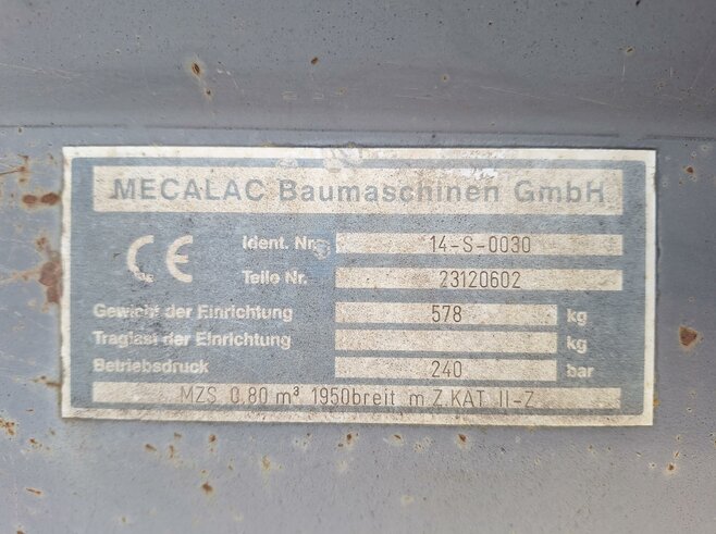 Mecalac Mehrzweckschaufel 4in1