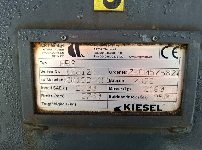 LRT Niederhalterschaufel 2750mm