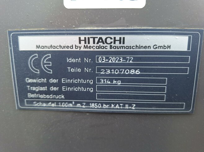 Hitachi Erdbauschaufel 1850 mm