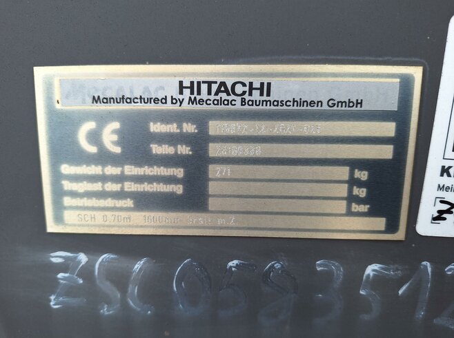Hitachi Erdbauschaufel 1600mm