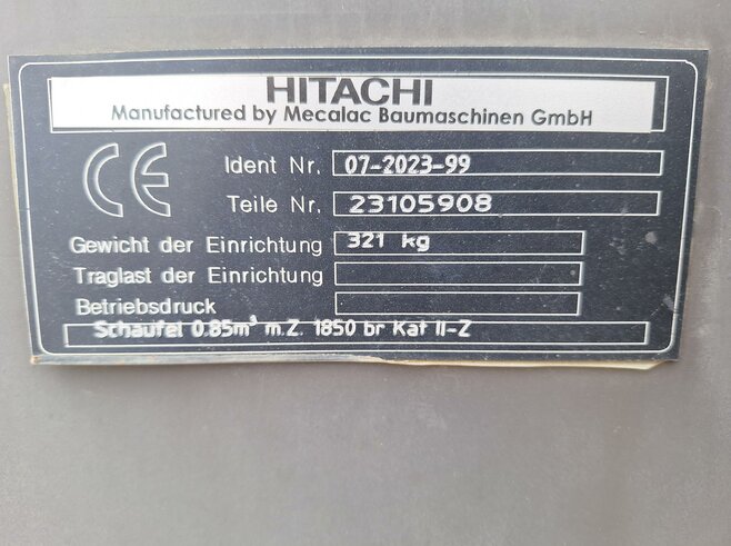 Hitachi Erdbauschaufel 1850mm
