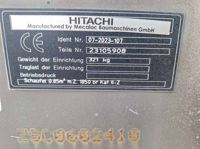Hitachi Erdbauschaufel 1850mm