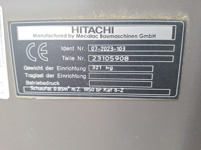 Hitachi Erdbauschaufel 1850mm