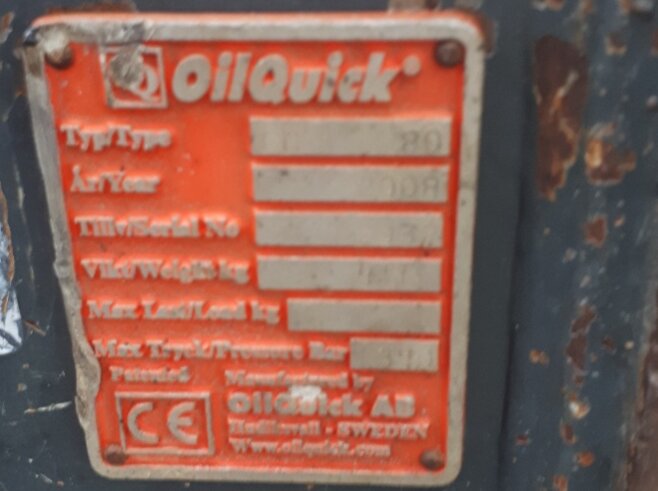 OilQuick Vollhydr. Schnellwechsler OQ80