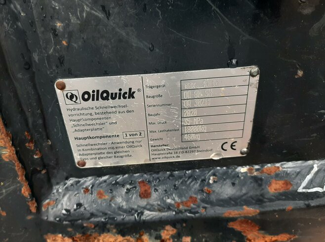 OilQuick Vollhydr. Schnellwechsler OQ80