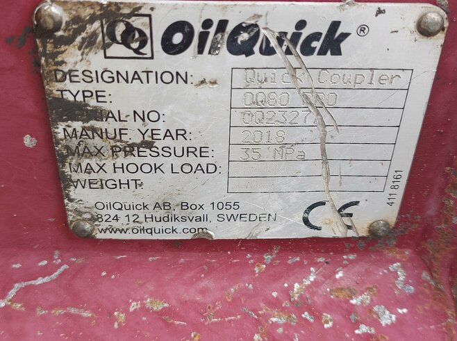 OilQuick Schnellwechsler OQ80