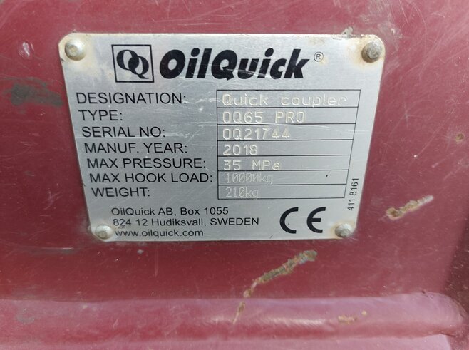 OilQuick Vollhydr. Schnellwechsler OQ65