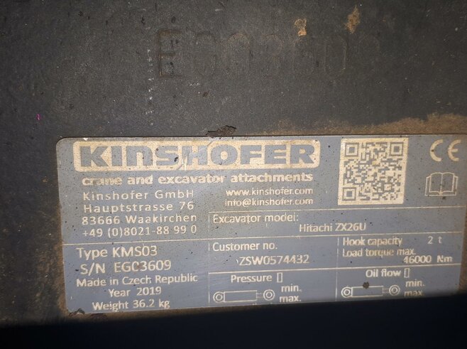 Kinshofer mech. Schnellwechsler KMS03