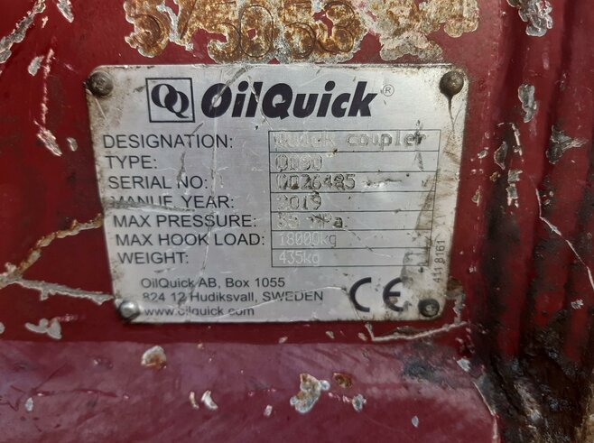 OilQuick Vollhydr. Schnellwechsler OQ80