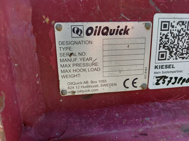 OilQuick Vollhydr. Schnellwechsler OQ65