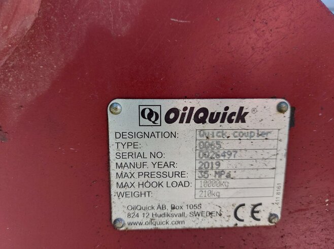 OilQuick Vollhydr. Schnellwechsler OQ65