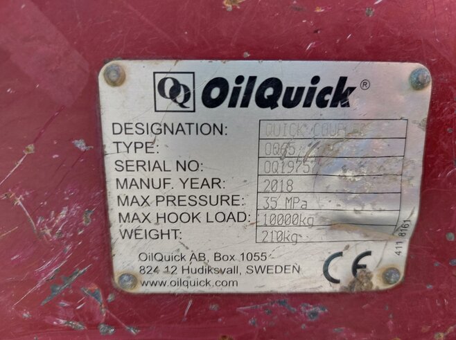 OilQuick Vollhydr. Schnellwechsler OQ65
