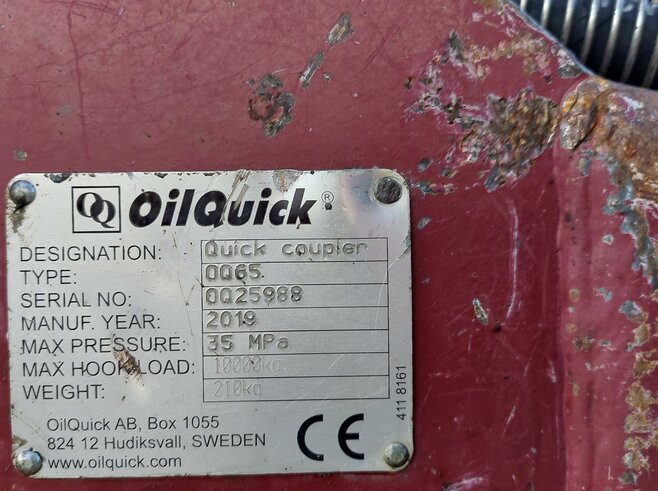 OilQuick Vollhydr. Schnellwechsler OQ65