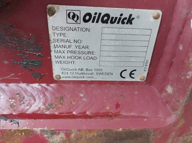 OilQuick Vollhydr. Schnellwechsler OQ80