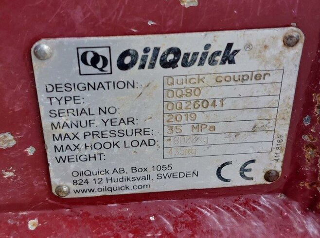 OilQuick Vollhydr. Schnellwechsler OQ80