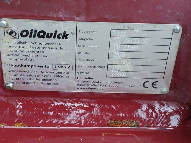 OilQuick Vollhydr. Schnellwechsler OQ70/55
